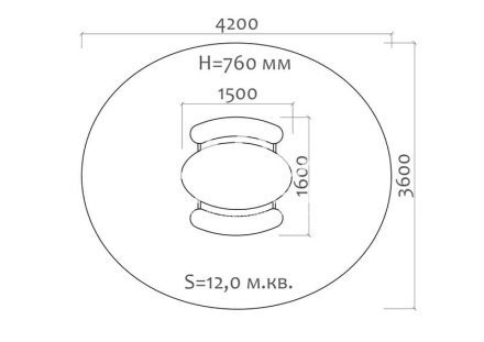 Стол детский 02025 для игровой площадки, фото 4