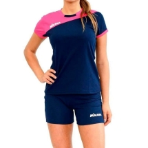 Форма волейб. жен. "MIKASA", арт. MT376-063-2XL, р.2XL, 100% полиэстер, фуксия-т.синий Форма волейб. жен. "MIKASA", арт. MT376-063-2XL, р.2XL, 100% полиэстер, фуксия-т.синий