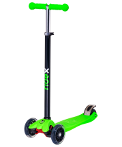 Самокат 3-колесный Snappy 3D, 120/80 мм, зеленый