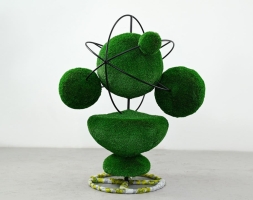 Топиари Композиция шары на вазоне - газон Premium, фото 3