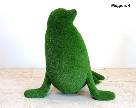 Топиари морской Лев, h=110 см, модель 1 - газон Eco, фото 5