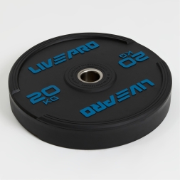 Бампированный диск LIVEPRO Rubber Bumper Plate 20 кг