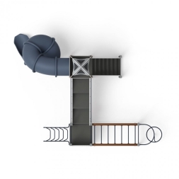 Детская игровая площадка Космопорт горка Н 2000 ДИК 2.14.09-01, фото 5