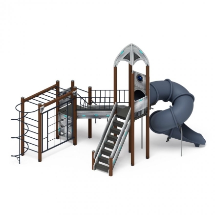 Детская игровая площадка Космопорт горка Н 2000 ДИК 2.14.09-01, фото 4