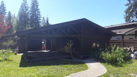 Навес КАСКАД Несущий каркас, фото 3