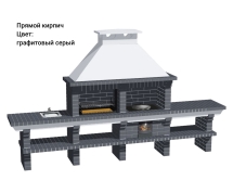 Печь Аристократ 736 Прямоугольный кирпич микс коричневого с желтым Печь Аристократ 736 Прямоугольный кирпич микс коричневого с желтым