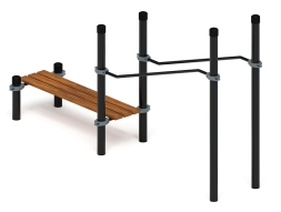 Воркаут ЛОВ 108 серый ВТ 102.24-03, фото 1