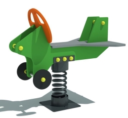 Качалка на пружине КНП Самолет для детской площадки