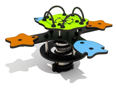 Качалка на пружине ЛД042007 для детской площадки, фото 1