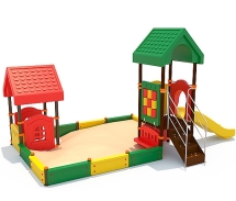 Песочный дворик ППД-021 П068 для детской площадки