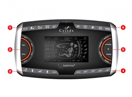 Домашнее массажное кресло Casada Hilton 3 Beige, фото 4