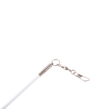 Лента для художественной гимнастики AGR-201 6м, с палочкой 56 см, оранжевый, фото 3