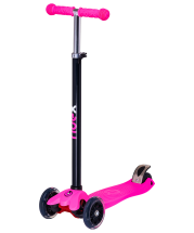 Самокат 3-колесный Snappy 3D, 120/80 мм, розовый