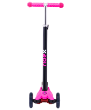 Самокат 3-колесный Snappy 3D, 120/80 мм, розовый