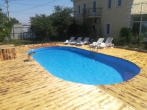 Бассейн Лагуна 10,0х5,0х1,25 м (Однотонный)