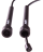 Скакалка RP-101 ПВХ с плаcтиковой ручкой, черная, 3 м