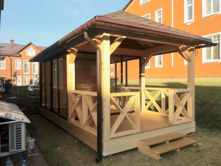 Застекленная беседка СВЕТЛАЯ, фото 2