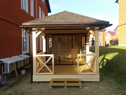 Застекленная беседка СВЕТЛАЯ, фото 3