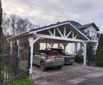 Навес для машин РИВЕР Несущий каркас, фото 2