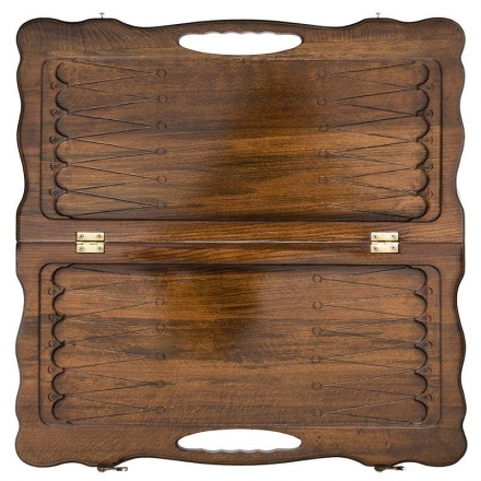 Нарды резные "Медведь" с ручкой 50, Haleyan, фото 5