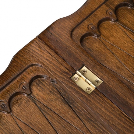 Нарды резные "Медведь" с ручкой 50, Haleyan, фото 6