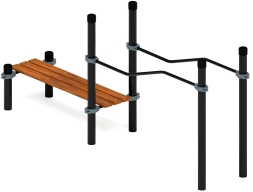 Воркаут ЛОВ 108 серый ВТ 102.23-03, фото 3