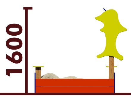 Песочный дворик 05020.21 для детской площадки, фото 2