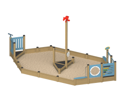 Песочный дворик Кораблик ПСL-11 для детской площадки