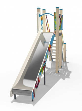 Горка &quot;мини&quot;, высота спуска 1,5 м, паттерн &quot;Фэнтази&quot; ГР016.02, фото 2