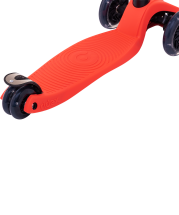 Самокат 3-колесный Snappy 3D, 120/80 мм, красный