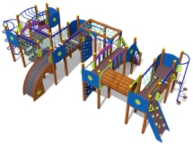 Спортивный комплекс 09021.21 для детской спортивной площадки Спортивный комплекс 09021.21 для детской спортивной площадки