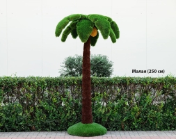 Топиари Пальма средняя, кокосовая h=300см - газон Deluxe+Eco, фото 4
