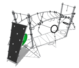 Спортивный комплекс ВСТ 7707 для спортивной площадки, фото 1
