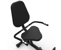 Велотренажер DFC B504R магнитный (черный корпус, голубая полоса) Велотренажер DFC B504R магнитный (черный корпус, голубая полоса)