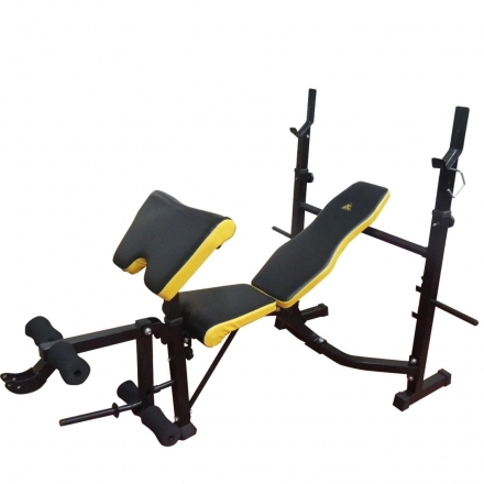 Силовая скамья со стойками DFC D7828, фото 1