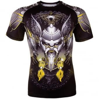 Рашгард Venum Viking 2.0 Black/Yellow S/S, фото 1