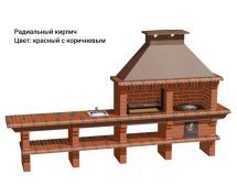 Печь Аристократ 730 S Прямоугольный кирпич красный Печь Аристократ 730 S Прямоугольный кирпич красный