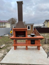 Печь Аристократ 714 Прямоугольный кирпич красный Печь Аристократ 714 Прямоугольный кирпич красный