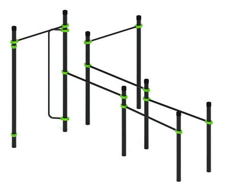 Воркаут ЛОВ 108 зеленый ВТ 102.16-02, фото 2