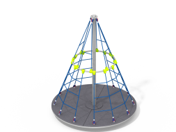 ДИО 2.401.11 Карусель веревочная с платформой цинк