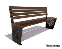 Парковая скамейка Индия, Лиственница (без подлокотников) 1,5 м Парковая скамейка Индия, Лиственница (без подлокотников) 1,5 м