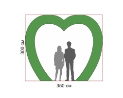 Топиари сердце-арка - газон Eco, фото 4
