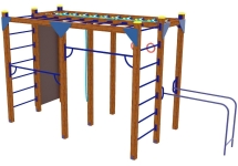 Спортивный комплекс 09019.21 для детской спортивной площадки Спортивный комплекс 09019.21 для детской спортивной площадки