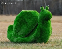 Топиари улитка, важная с кашпо - газон Premium Топиари улитка, важная с кашпо - газон Premium