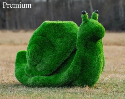 Топиари улитка, важная с кашпо - газон Premium, фото 1