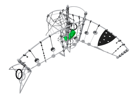 Спортивный комплекс ВСТ 7708 для спортивной площадки, фото 2
