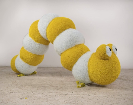 Топиари гусеница, h=100 см - газон Deluxe Green, зелёная, фото 4