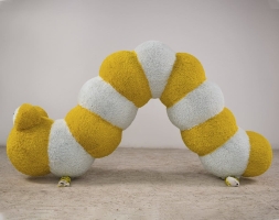 Топиари гусеница, h=100 см - газон Deluxe Green, зелёная, фото 5