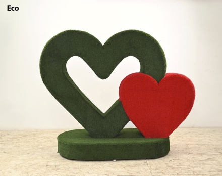 Топиари стела сердца Гармония, мини - газон Есо, фото 3