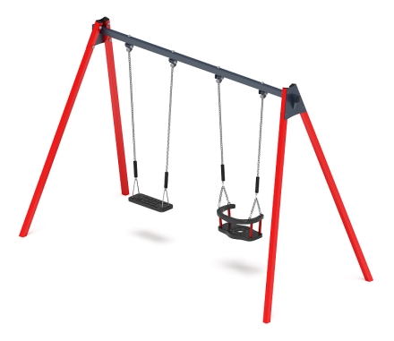 Качели двойные М2 - ИО 12.М.01.02.03-01, фото 2